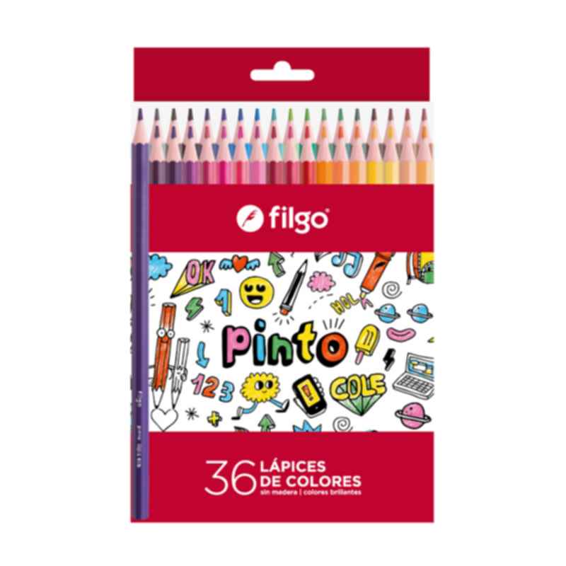 LÁPICES DE COLORES PINTO FILGO