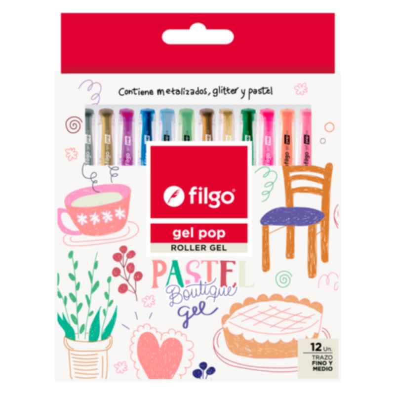 BOLIGRAFO ROLLER GEL POP - PASTEL