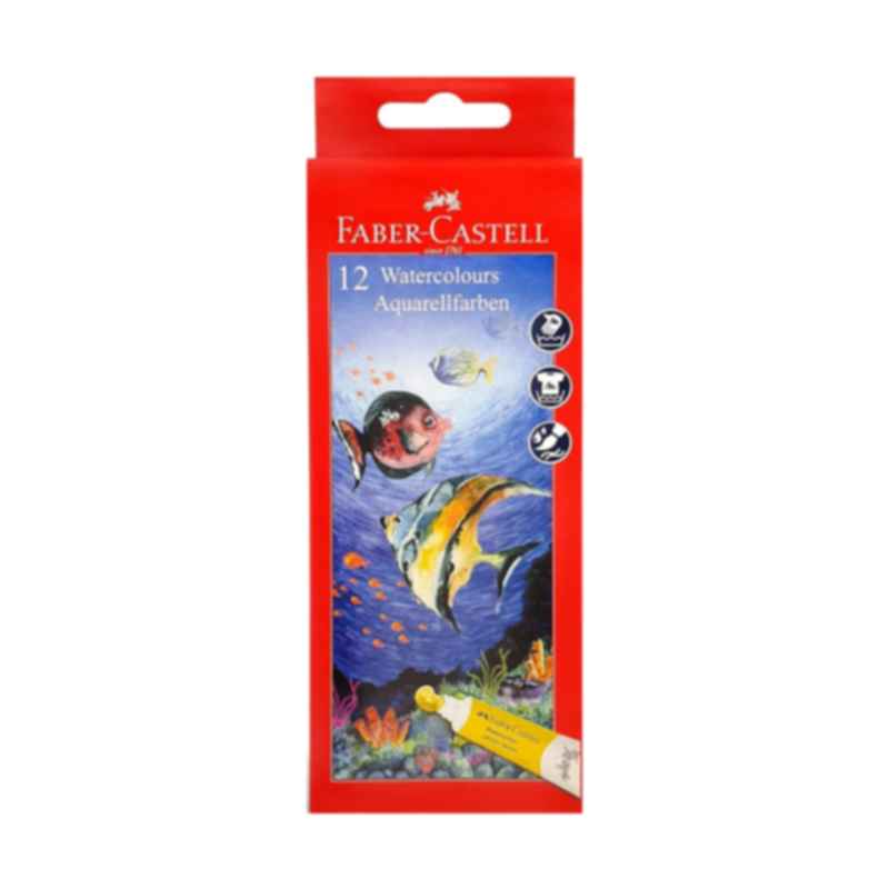 Acuarelas en tubo x 12 unidades Faber-Castell